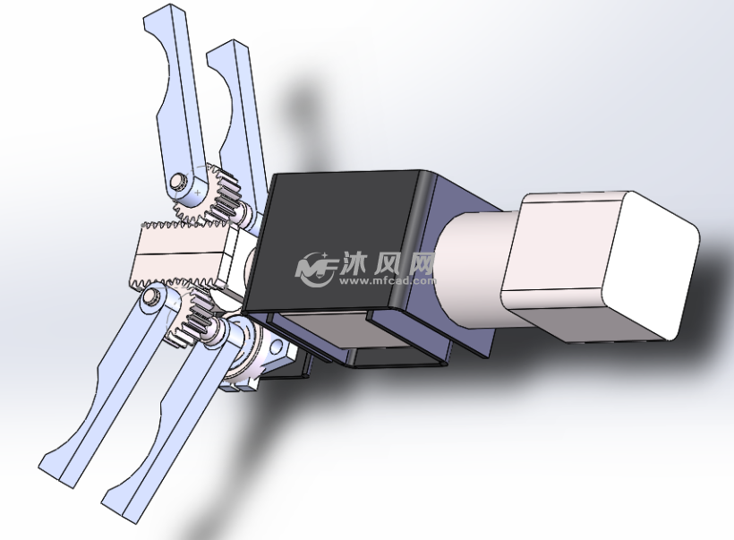 双电机驱动机械手爪