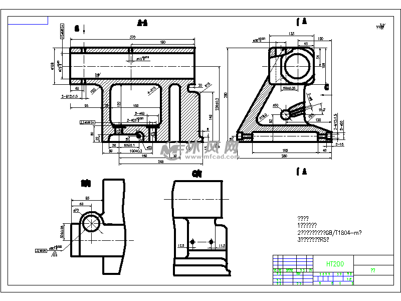 车床尾座体机械加工工艺及夹具设计