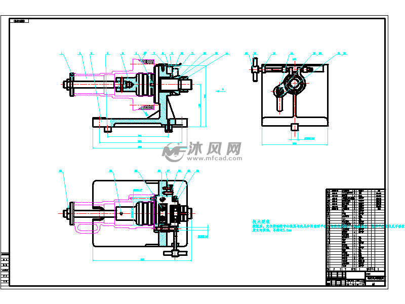 铣床夹具装配图-model