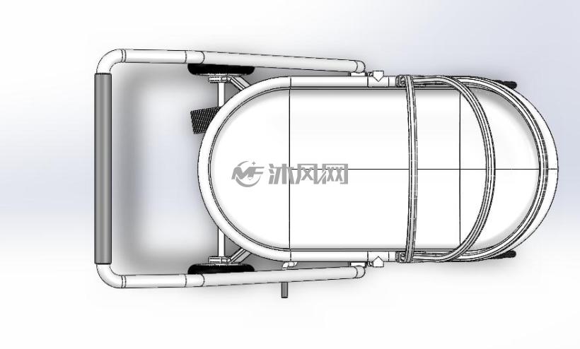 自动摇动婴儿车模型 - solidworks生活用品类模