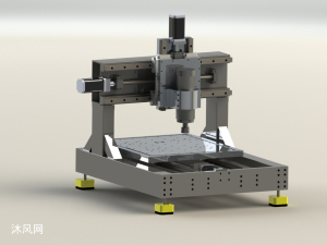 cnc三轴数控机床模型