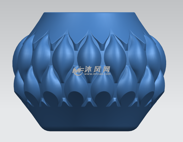 UG基础曲面建模异形盆子三维图纸 - UG生活用