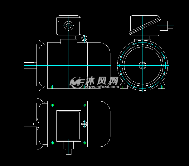 多种规格的图纸CAD图-AutoCAD减速陀螺设指尖UG两机械电机叶图片