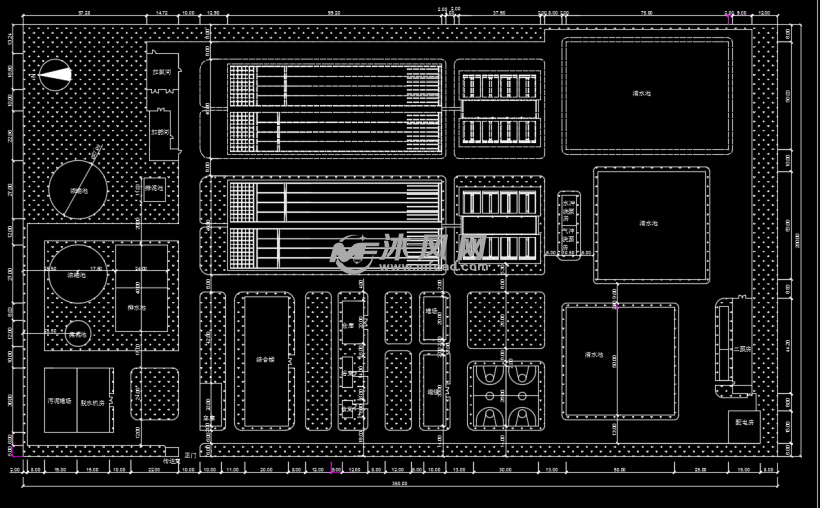 水厂总平面