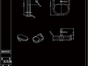 塑料挂钩注塑模具设计图纸