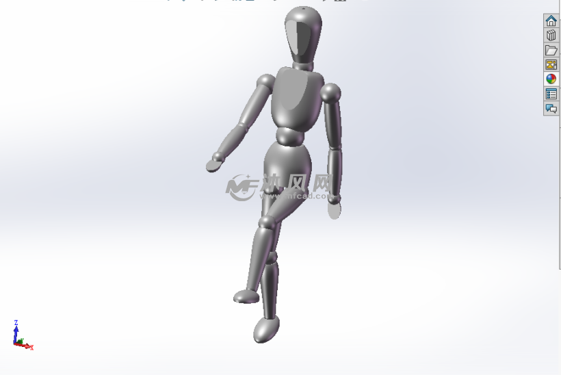 有关节的人体模型建模 - solidworks生活用品类模型