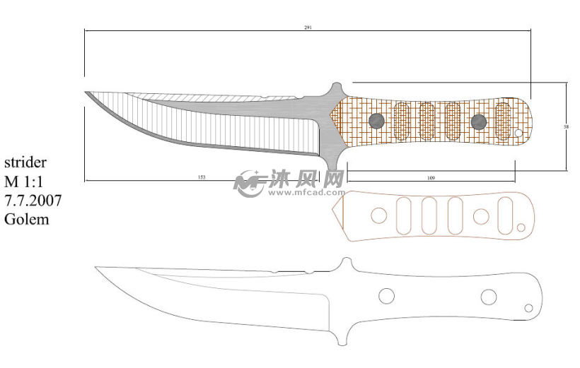 各种刀具图纸