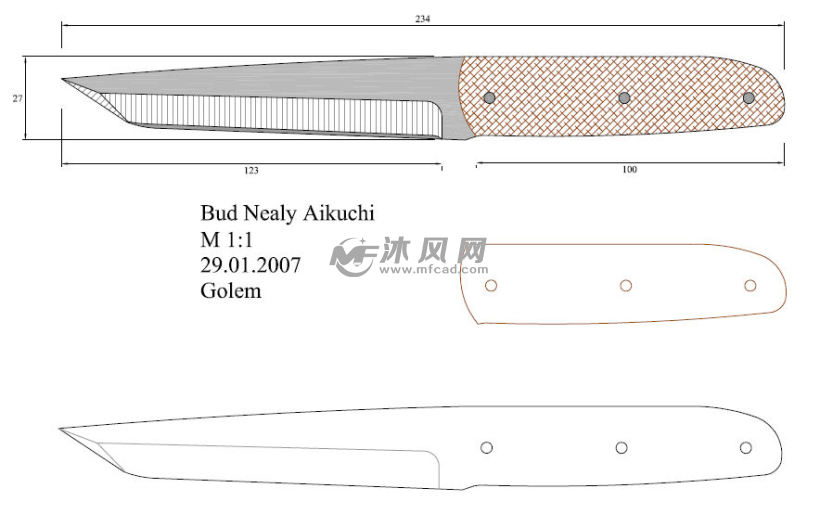 各种刀具图纸