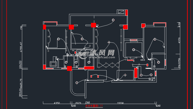原创cad卧室房间平面图 - cad模型下载,家具,家