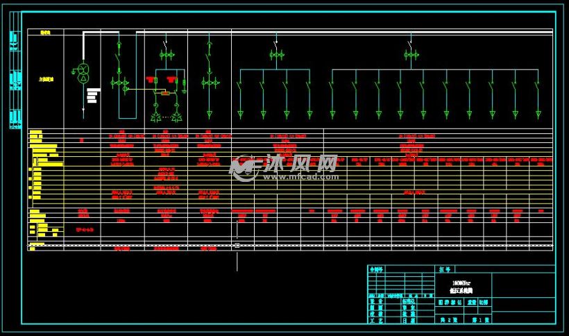 1000kv低压系统图