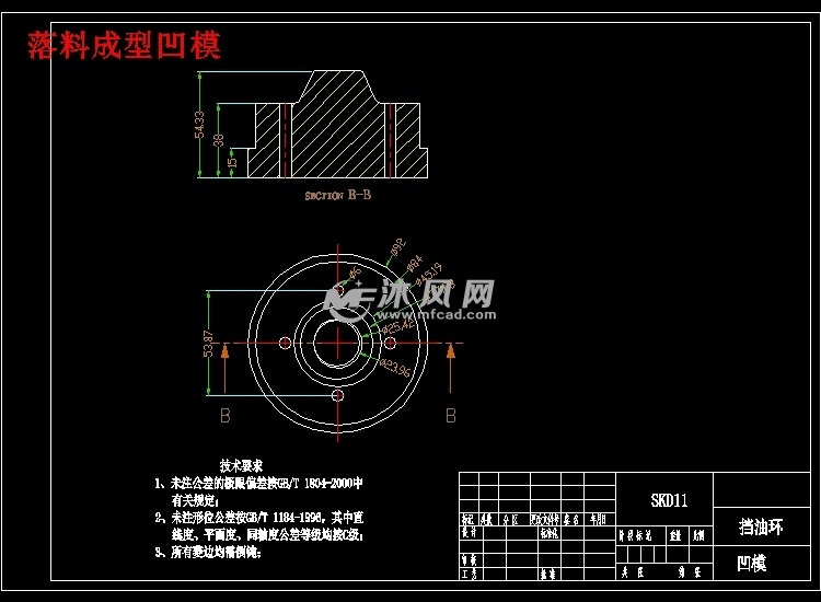 挡油环冲压成型模具设计与模具失效分析