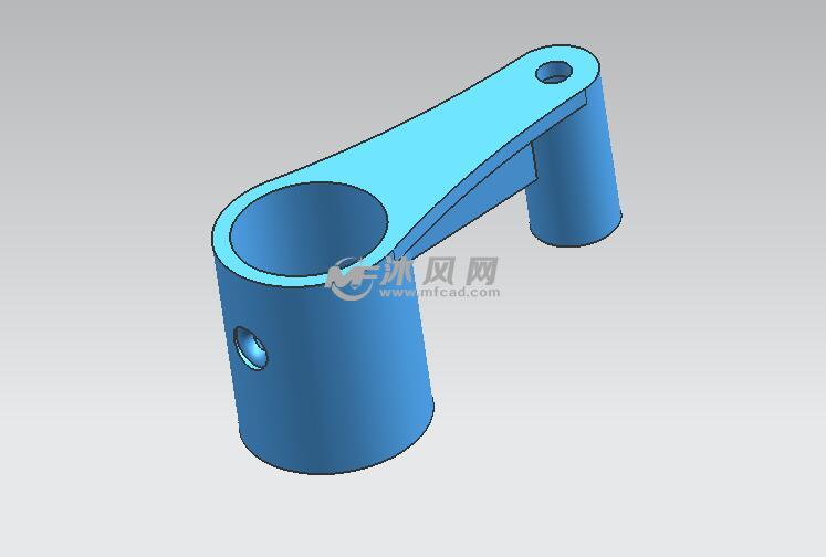 拐角固定件塑料模具设计【一模两腔-滑块抽芯