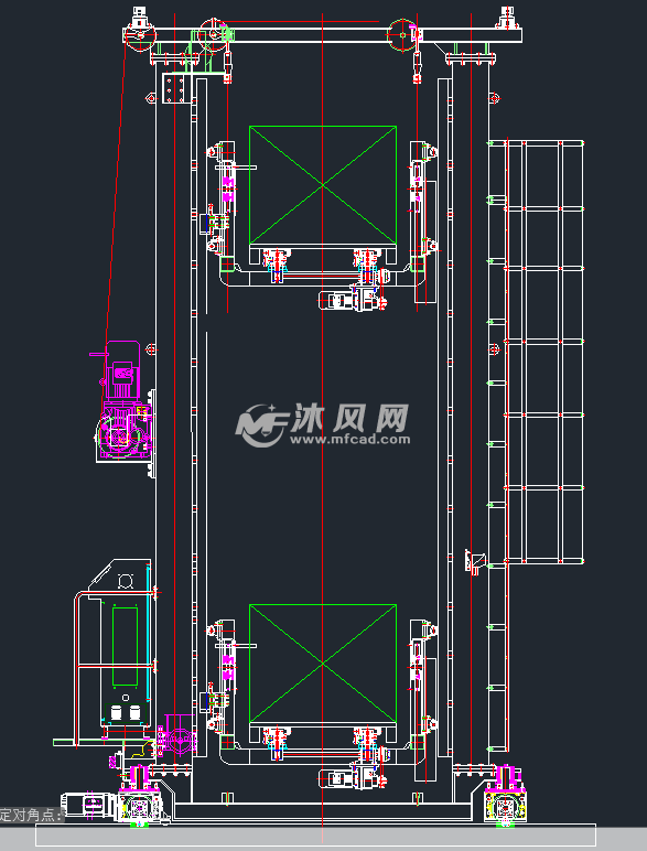 地铁自动化立体仓库及维修库货架图纸