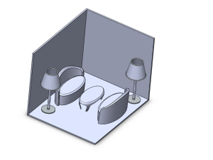房间木柜模型 - solidworks生活用品类模型下载