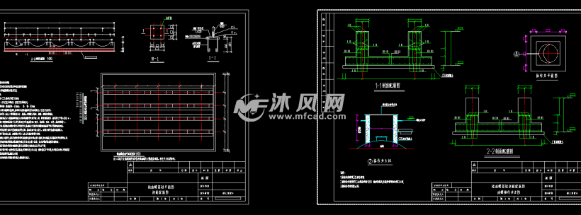 油罐基础施工图 - AutoCAD其他详图∕图库图纸