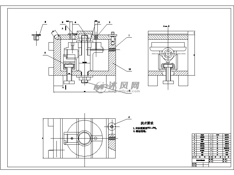 a1-钻床夹具装配图-model