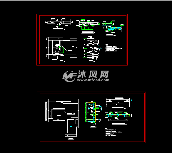 地铁站出入口通道施工图纸