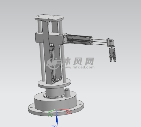 码垛机械手二维及三维图纸
