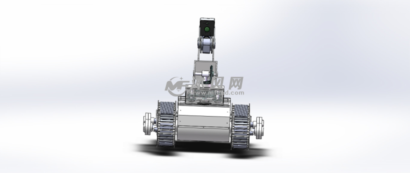 形状可变的履带侦查机器人图纸以及solidwork