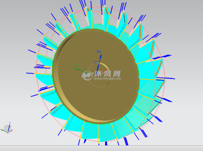 4轴叶轮加工 - ug数控编程和加工的程序文件 - 