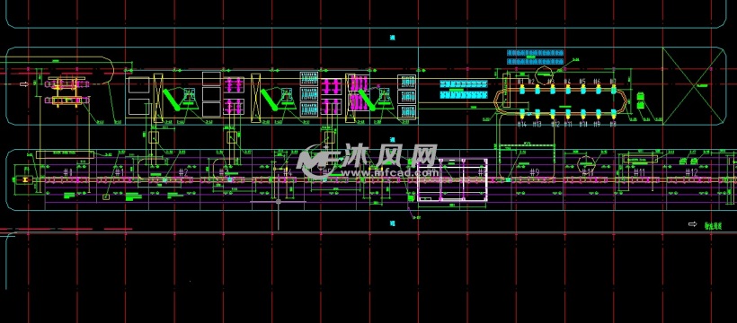 汽车总装车间工艺平面布置图