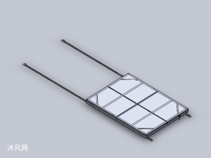 可安装的工业电脑支架设计模型 - solidworks底