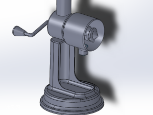 可安装的工业电脑支架设计模型 - solidworks底