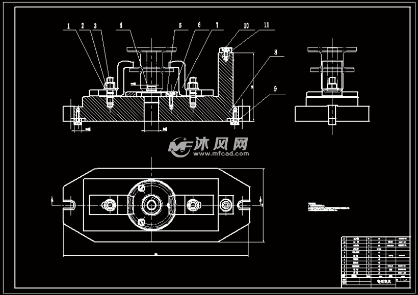 专用夹具装配图a1