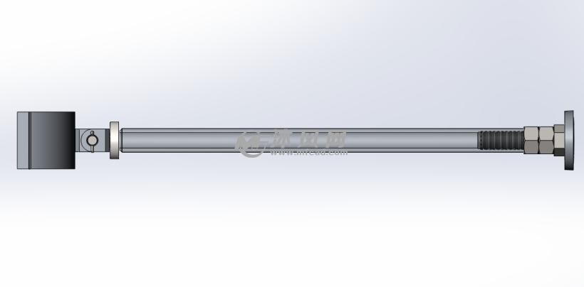 伸缩稳定支架 - solidworks底座支架类模型下载