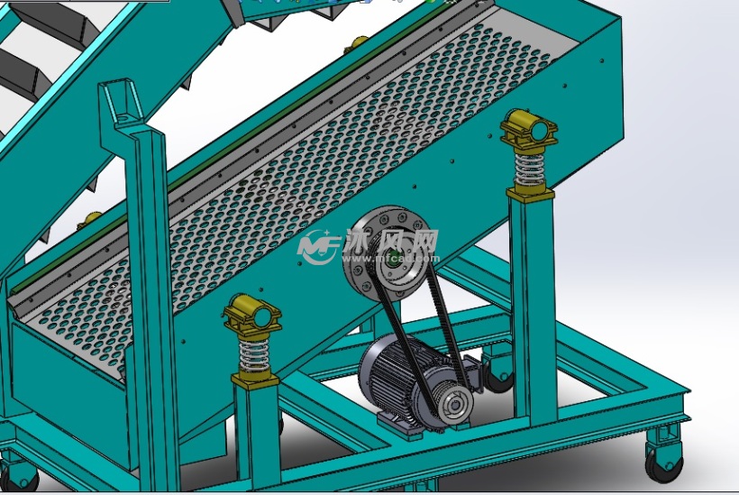 自动筛沙机 - solidworks机械设备模型下载 - 沐风图纸