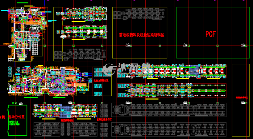 焊接生产线车间布置cad