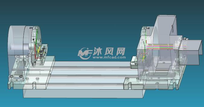 带四轴转台液压夹具