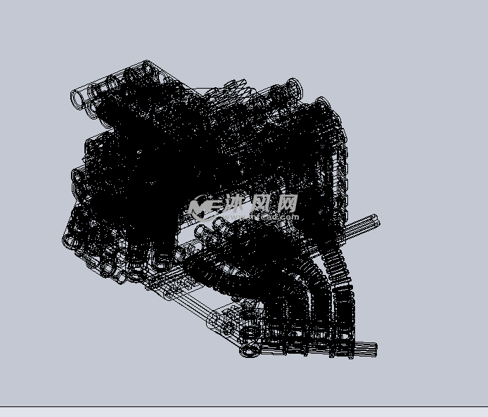 乐高玩具拼图的引擎设计模型