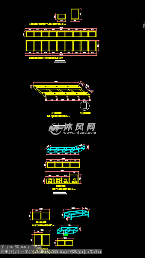图纸散力架CAD模块-CAD电池图肯德基图纸下载图片