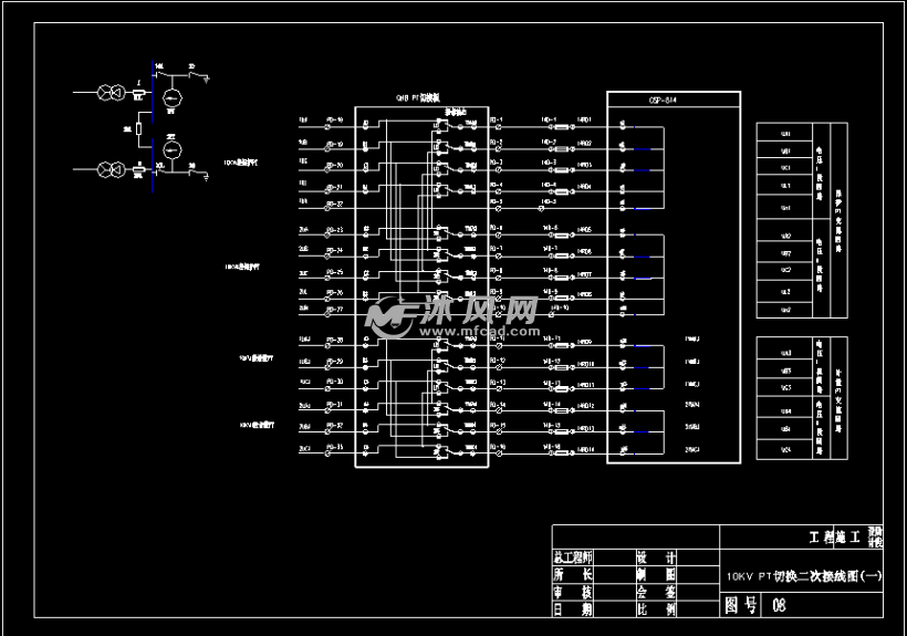 35kv变电站全套电气二次图