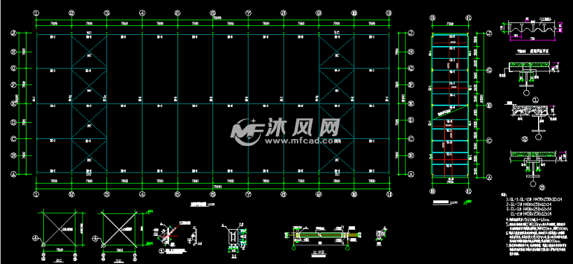 钢结构平面布置图