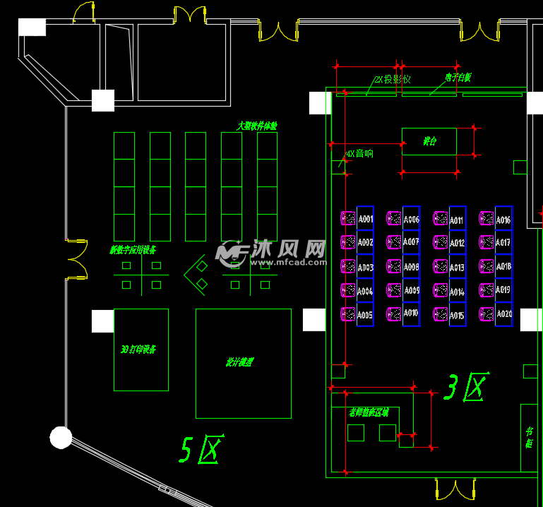 大学图书馆电子阅览室设计