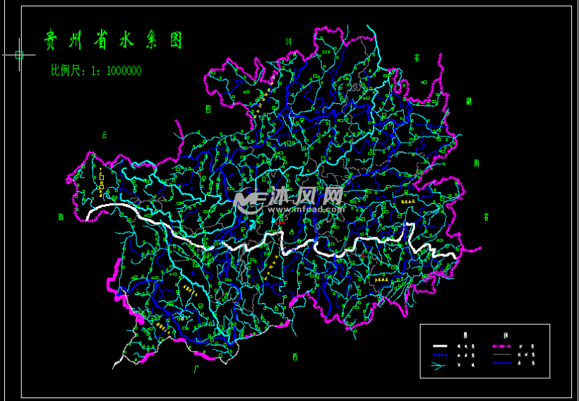 贵州省河流水系图