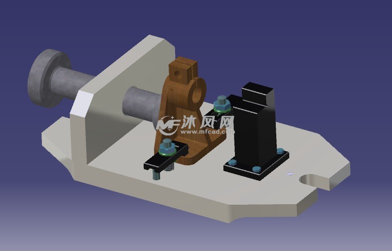 小零件固定夹具模型