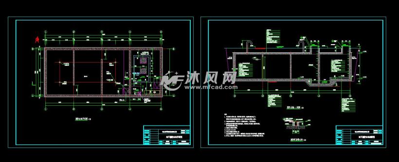 地下消防水池建筑结构设计施工图