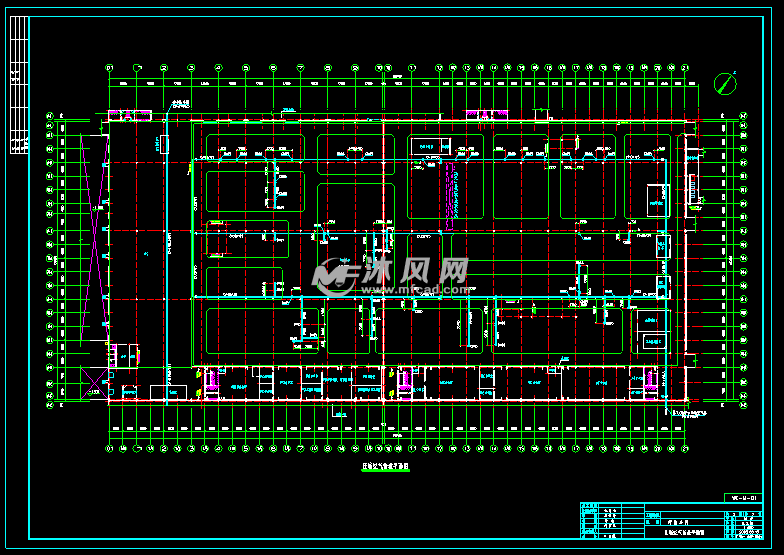广州某汽车工厂焊接车间全套机电安装施工图 - 厂房