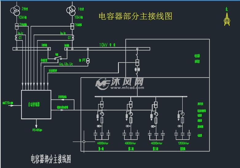 电容器部分主接线图