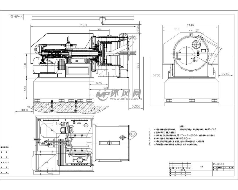 hr630n双级活塞推料离心机