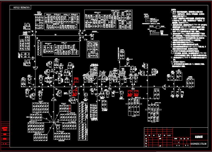 k6129国产发动机客车电气图纸(含线束)