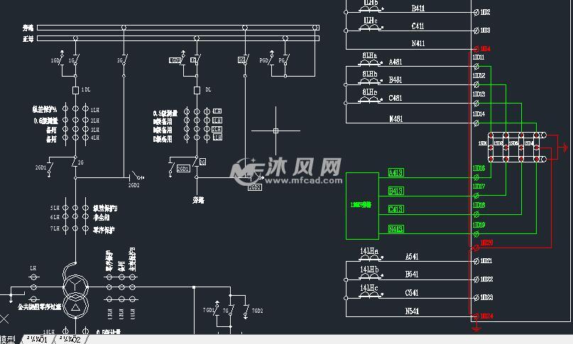 主变压器电流回路图
