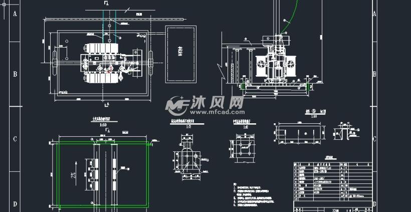 某水电站sf9-63000-110主变压器安装图