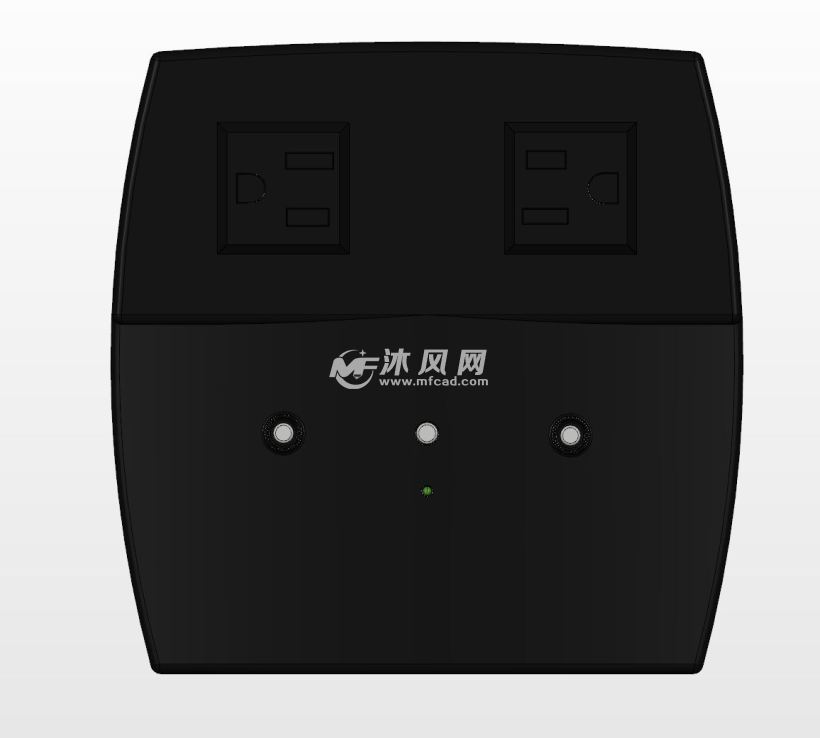 电力线网络适配器 - solidworks电脑周边类模型