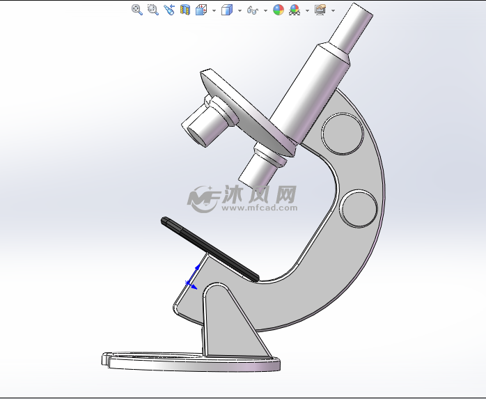显微镜sw三维模型
