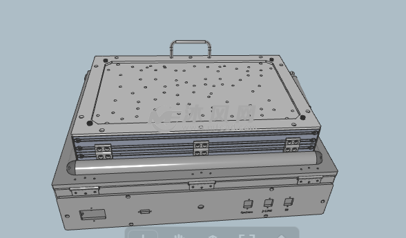 FCT测试烧录治具 - solidworks机械设备模型下