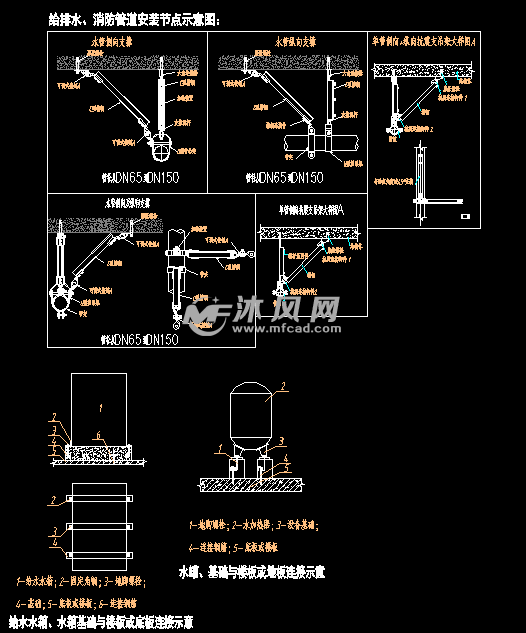 建筑机电工程抗震设计说明及节点详图设计 - A